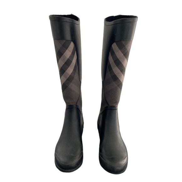 Burberry Rain Boots Size 35 - Picture 1 of 8
